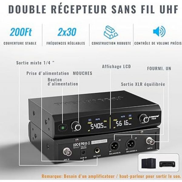 repteur micro uhf phenyx pro cannes 06